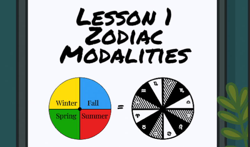 Zodiac 101 ☀️ Lesson 1 🚥 Zodiac Modalities
