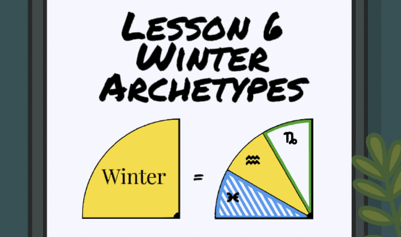 Zodiac 101 ☀️ Lesson 6 ❄️ Winter Archetypes | Capricorn, Aquarius & Pisces
