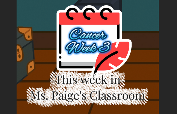 Cancer Week 3 📢 PMP Annoucement