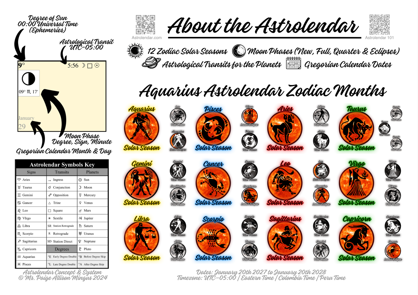 Aquarius Astrolendar ('27-'28)