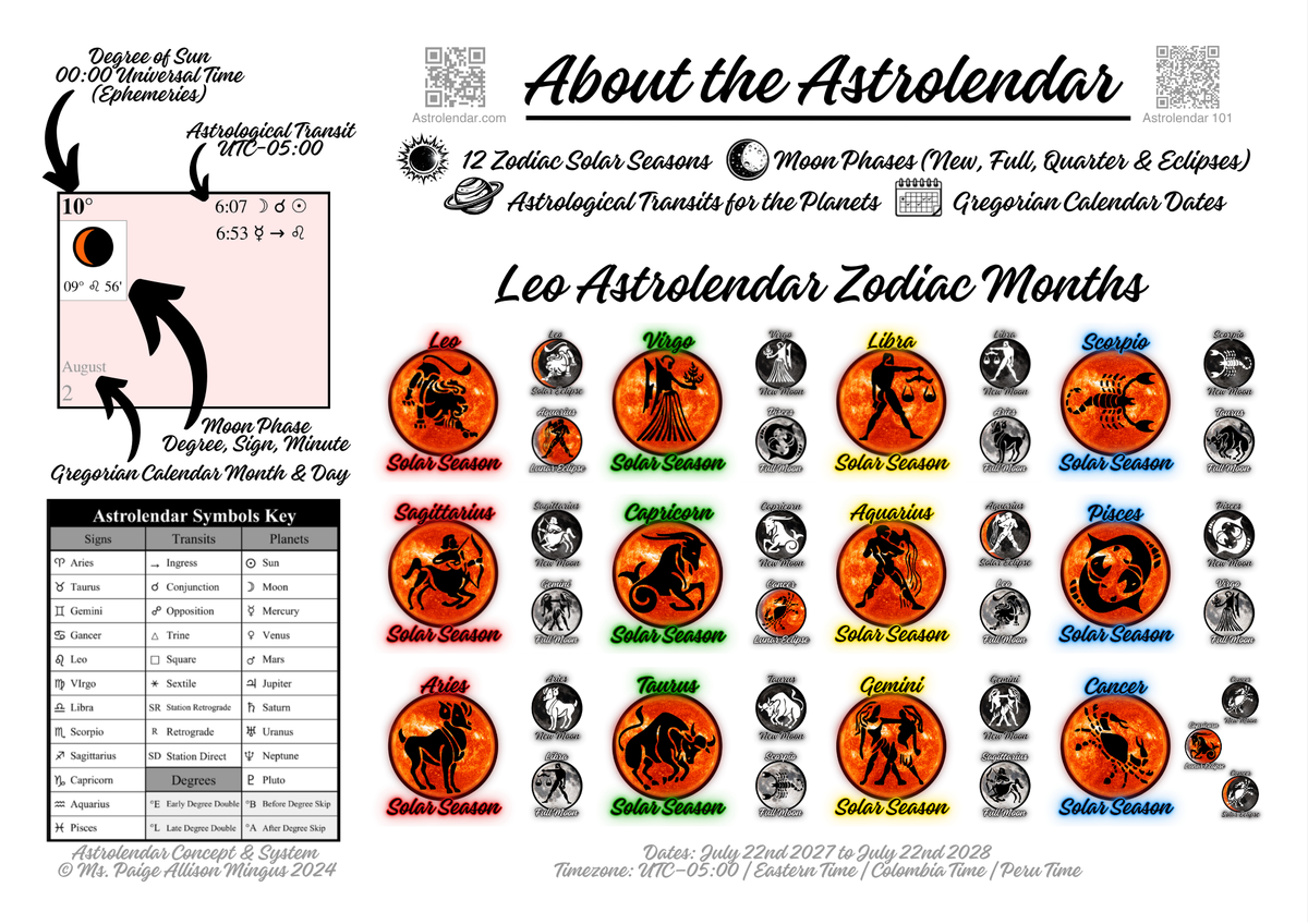 Leo Astrolendar ('27-'28)